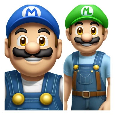 mario and luigi sticker