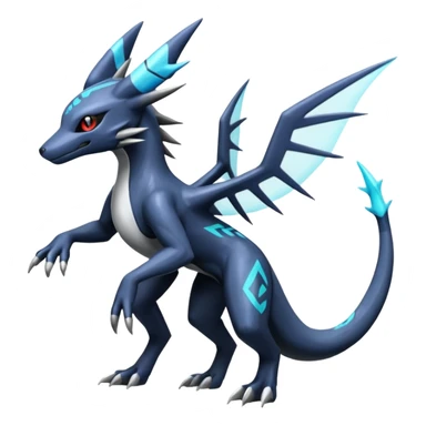 Salandit-Dialga-Umbreon-Silvally-fusion (full body) sticker