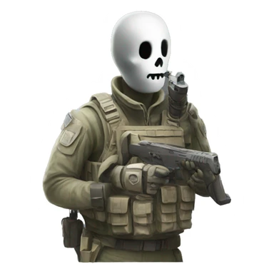 Ghost Call of duty sticker