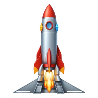 launching a rocket from a platform sticker