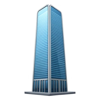 modern skyscraper sticker
