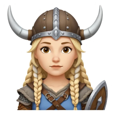 female viking sticker