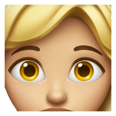 female looking suspiciously  sticker