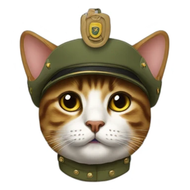 Capitan Cat artillery regiment sticker