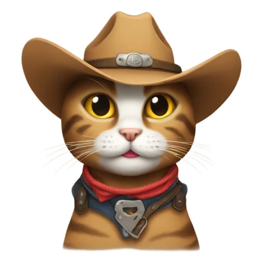 Cowboy Cat sticker