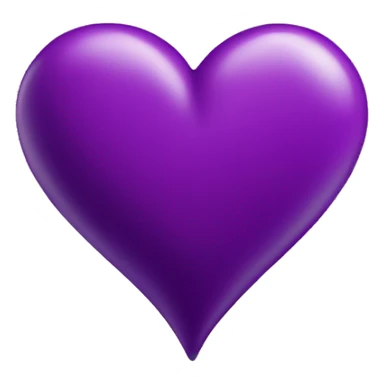 corazón morado con destellos  sticker