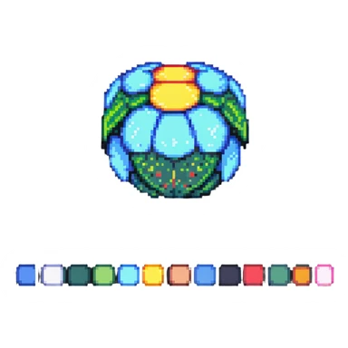 icon in pixel art style with a 32-color palette sticker