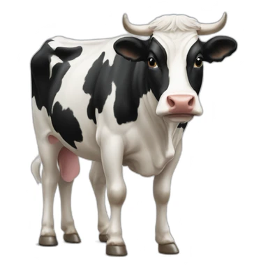 holstein bull sticker