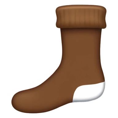 Brown socks sticker