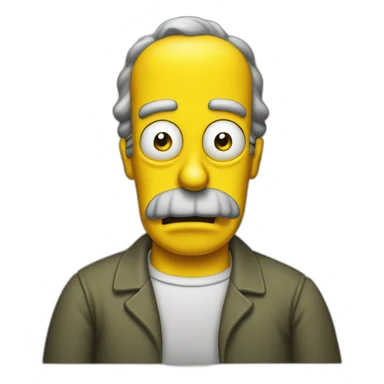 Homer simson tied sticker