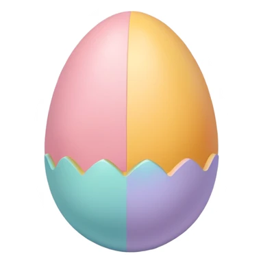 Easter egg pastel  sticker