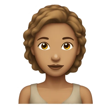 girl light skin with brown hair sleeping sticker