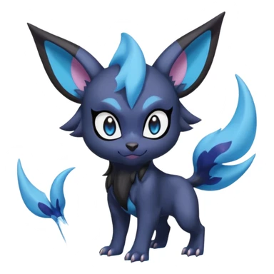 Luxray-Noibat-Absol-Dewott-fusion sticker