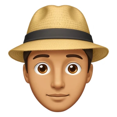 Un homme avec un chapeaux  sticker