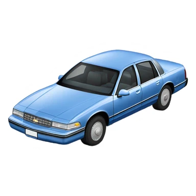 chevrolet caprice classic 1993 sedan blue sticker
