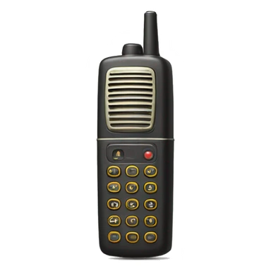 vintage Walkie talkie sticker