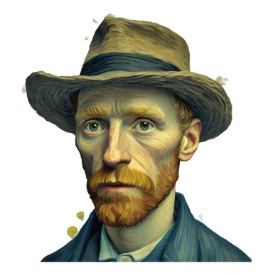 Van Gogh's Self-Portrait sticker