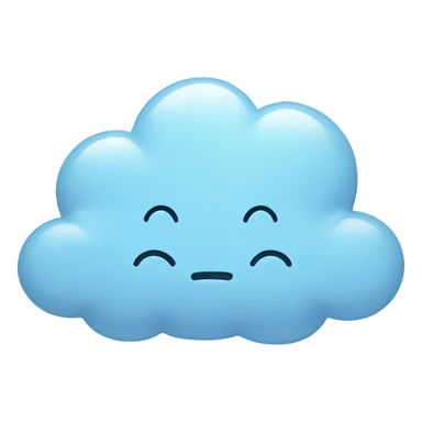pastel lightblue cloud sticker