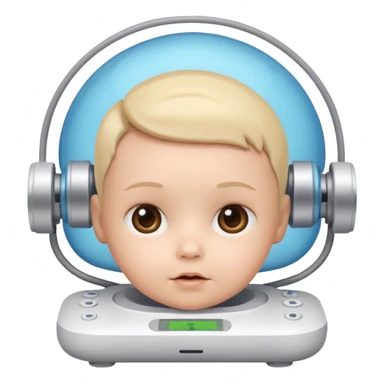 Ai generator with baby faxe sticker