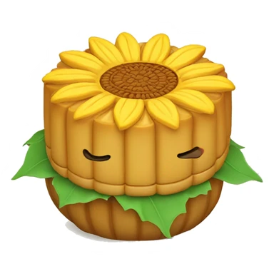 sunflower mooncake  sticker
