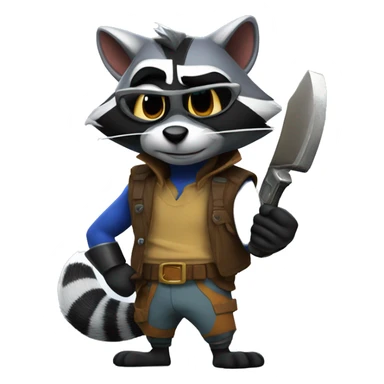 sly Cooper Racoon sticker