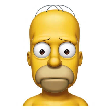 Homer simpsons lmao sticker