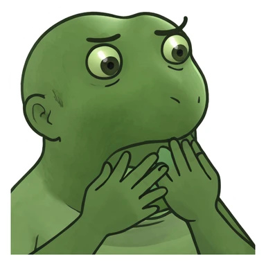 Younger out with hands choking  sticker