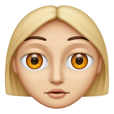 Ojo mas abierto que el otro sticker