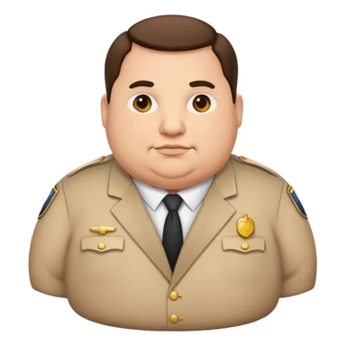 photorealistic fat official sticker