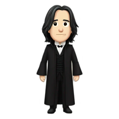 elegant severus snape alan rickman sticker