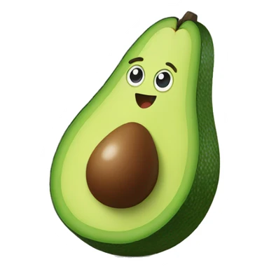 Avocado holding a green ticked checkbox sticker