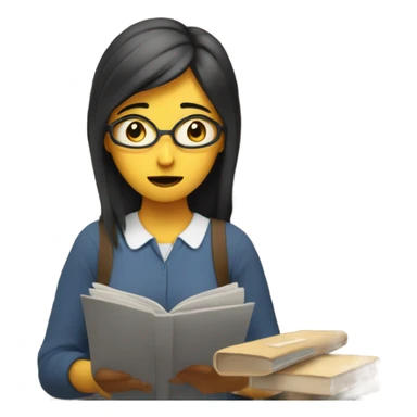 Lady struggling a lot with math sticker