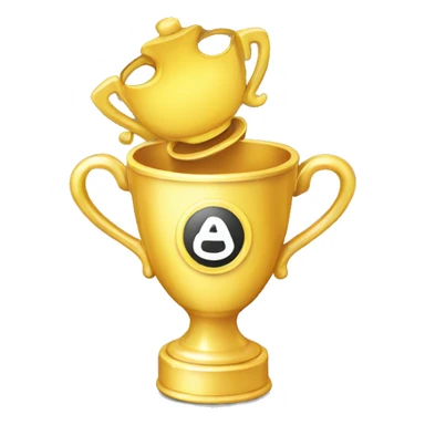 a winner cup sticker