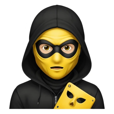 This is a robber with yellow skin sticker