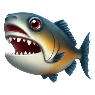 piranha  sticker