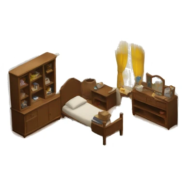 room maquette sticker