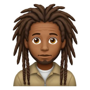blackguy with dreads sticker