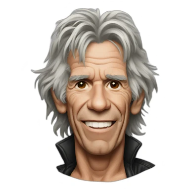 keith richards sticker