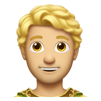 blonde man in fairy costume sticker