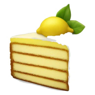 Lemon cake sticker