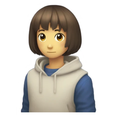 undertale frisk sticker