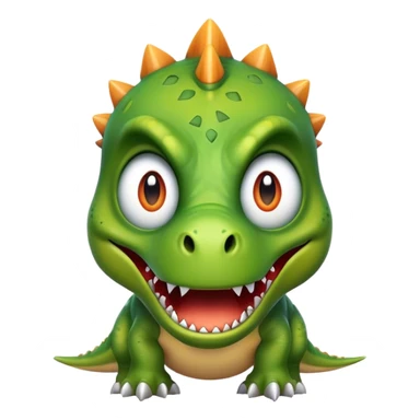 dinosaur angry eyes sticker