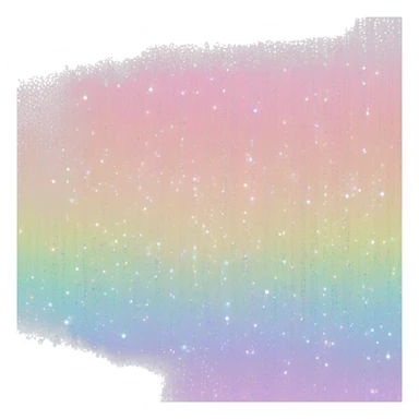 Shiny Iridescent Pastel Glittery Sparkle Rainbow sticker