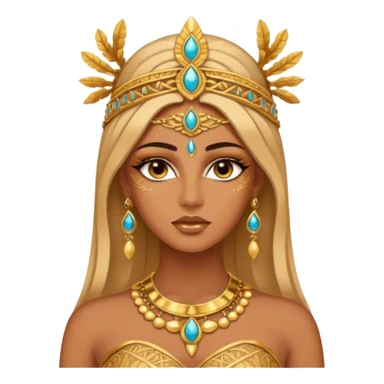 ejemplos diosa tanit vestimenta completa+ sticker