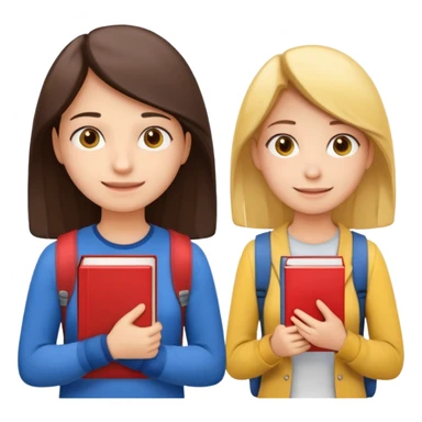 

Left: a stressed, sad student preparing for IELTS, holding books and coffee, tired face, exam stress.

Right: a happy confident student after IELTS, traveling abroad, airplane, university, freedom, smiling.

Style: emoji, clean, simple, white background. sticker