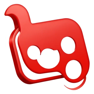 Red text 100000000 sticker