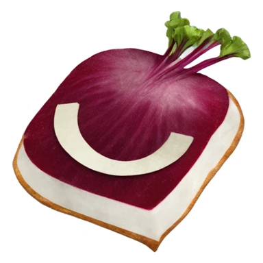 Beetroot carpaccio sticker