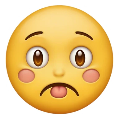 Yellow emoji stinky sticker