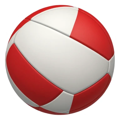 australian rules football ball with equal sized horizontal black, red, white, stripes sticker
