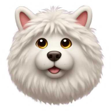 Heart with fur sticker